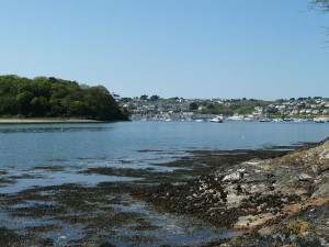 St Mawes and Cellars Beach from the slip